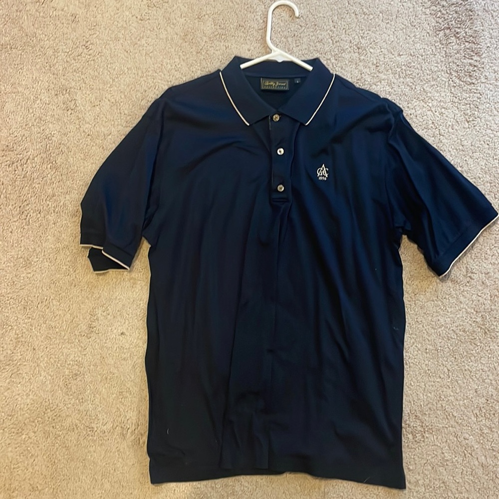 Bobby James Polo Shirt. Large. Blue.